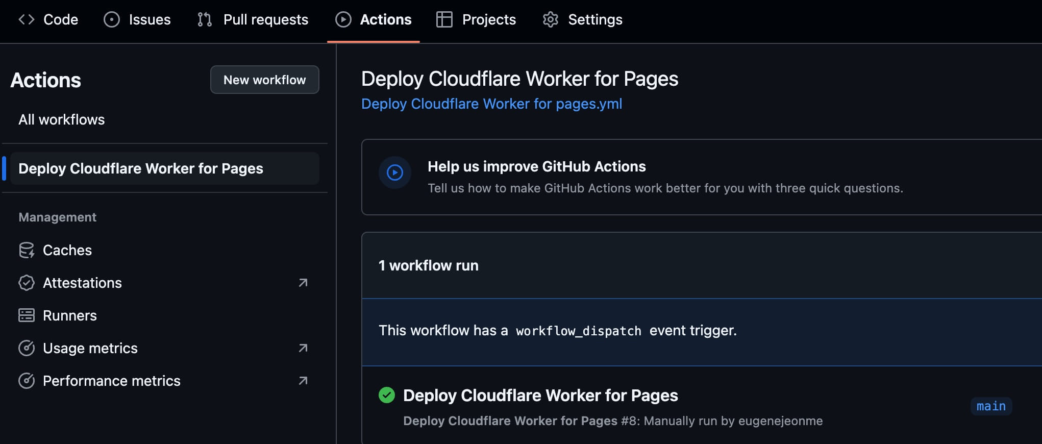 Github Action을 이용해서 CloudFlare Pages 배포, CI/CD 만들기 • Code & Beyond ...